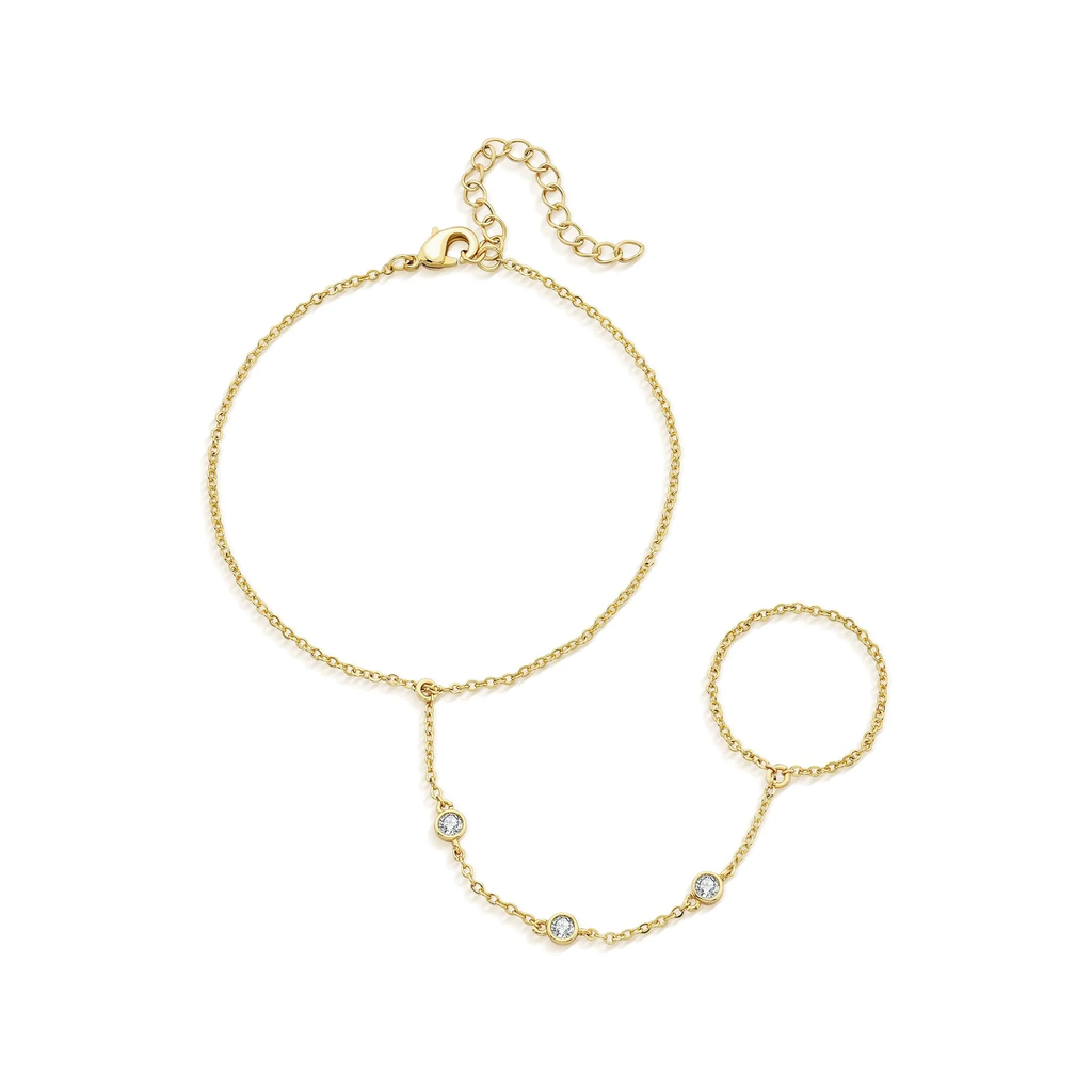 Gold Bracelets for Women, 14K Gold Plated Stackable Bracelet Stack Set Adjustable Charm Paperclip Chain Cuban Link Layered Waterproof Jewelry Sets Gifts for Womens 6.5 Inch
