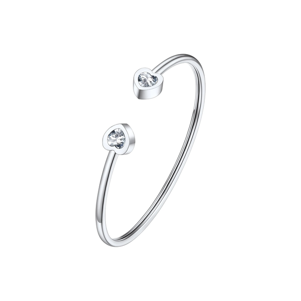 Stainless Steel Birthstone Bracelets for Women Cuff Bracelets
