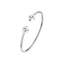 Stainless Steel Birthstone Bracelets for Women Cuff Bracelets