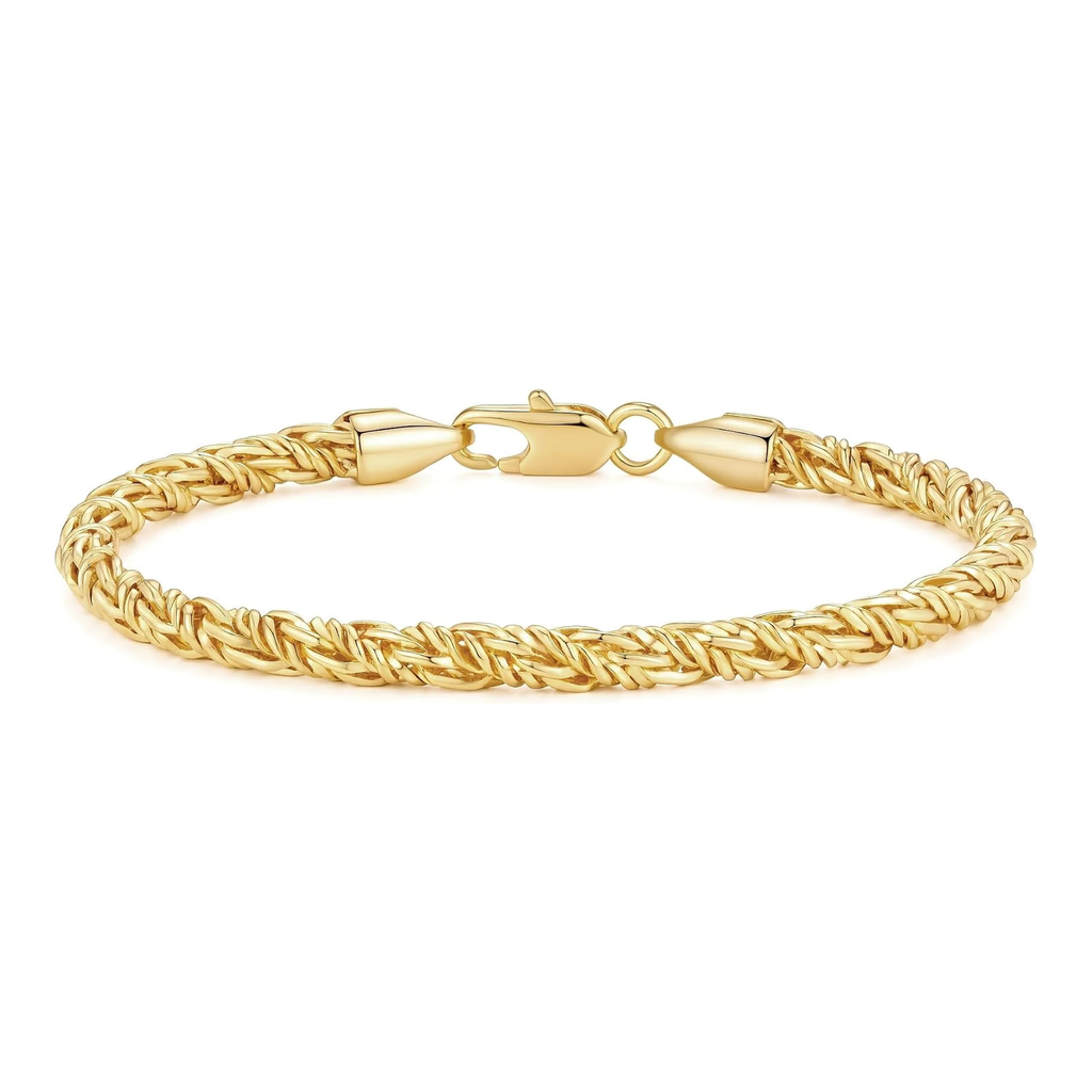 14K Gold Bracelets for Women Gold Bracelets for Women Rope Bracelet