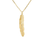 Vintage Simple Feather Pendant Necklaces Women Long Necklace Colar Jewelry Gifts - KARMARKA