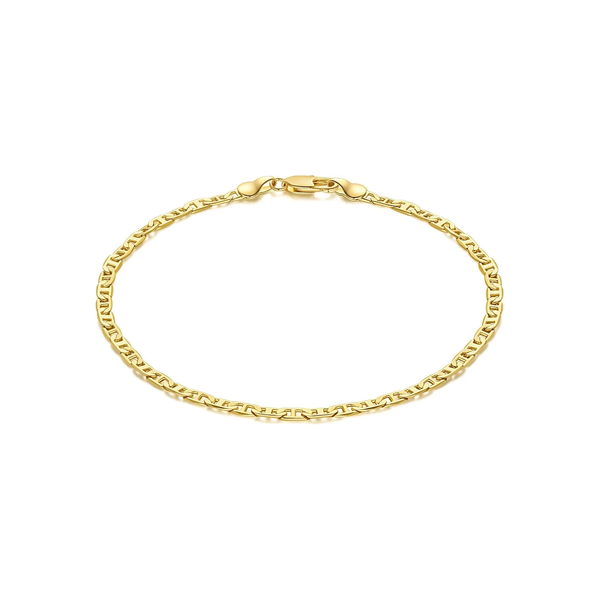 Ankle Bracelets 14K Gold Ankle Bracelets for Women 3.6Mm 9-11”